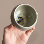 Buddha Stones A Panorama of Rivers and Mountains Ceramic Teacup Kung Fu Tea Cup 150ml Cup BS 3