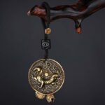 Buddha Stones Four Symbols Azure Dragon White Tiger Vermilion Bird Black Tortoise Key Chain Key Chain BS White Tiger