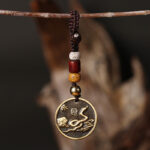 Chinese Zodiac Copper Luck Keychain Decoration Decoration BS Snake