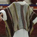 Buddha Stones Tibetan Multicolored Striped Shawl Winter Cozy Travel Scarf Wrap Tibetan Shawl BS 5