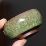 Buddha Stones Chinese Green Ice Crack Design Jianzhan Kiln Change Porcelain Teacup Kung Fu Tea Cup Jian Zhan Tea Cup BS 3