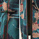 Buddha Stones Vintage Pink Flowers Print Cheongsam Dress Women's Qipao Dress Cheongsam Dresses BS 7