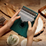 Buddha Stones Kalimba 17 Keys Thumb Piano Mahogany Wood Acacia Walnut Portable Finger Piano 7