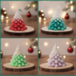 Buddha Stones Christmas Tree Scented Soy Wax Candle Gift For Family Friends Candles BS 28