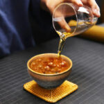 Buddha Stones Gold Spot Pattern Chinese Jianzhan Ceramic Teacup Kung Fu Tea Cup Bowl With Gift Box Jian Zhan Tea Cup BS 2