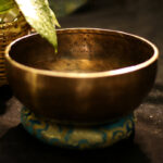 Buddha Stones Tibetan Sound Bowl Handcrafted for Healing and Meditation Positive Energy Singing Bowl Set Singing Bowl BS 1