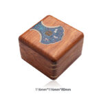 Buddha Stones Antique Flower Leaf Handmade Rosewood Jewelry Storage Box Wooden Gift Organizer Box Jewelry Storage Box BS 22