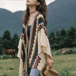 Buddha Stones Tibetan Colorful Striped Shawl Tassels Cozy Warm Travel Scarf Wrap Tibetan Shawl BS 15