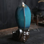 Buddha Stones Waterfall Incense Burner Backflow Incense Holder Incense Burner BS 4