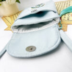 Buddha Stones Small Embroidered Flowers Crossbody Bag Shoulder Bag Double Layer Cellphone Bag Crossbody Bag BS 17