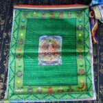 Buddha Stones Tibetan 5 Colors Windhorse Buddha Tara Scriptures Healing Auspicious Outdoor Prayer Flag TIBETAN PRAYER FLAGS buddhastoneshop 11