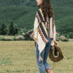 Buddha Stones Tibetan Colorful Striped Shawl Tassels Cozy Warm Travel Scarf Wrap Tibetan Shawl BS 12