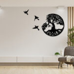 Buddha Stones Tree of Life Birds Creation Wall Art Wall Art BS 5