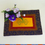 Buddha Stones Prayer Altar Mat Vajra Spiritual Power Healing Meditation Mat Prayer Altar BS 1