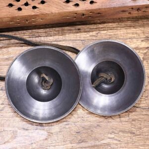 Buddha Stones Tibetan Tingsha Bell Copper Luck Decoration With Bag Buddhist Supplies BS Copper