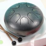 Buddha Stones Steel Tongue Drum Sound Healing Meditation Yoga Drum Kit Drum Kit BS LightGrey