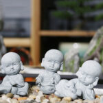 Buddha Stones Meditation Prayer Monk Buddha Statue Serenity Home Decoration Decorations BS 2