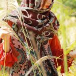 Buddha Stones Tibetan Flowers Leaves Branch Design Tassel Shawl Cozy Travel Scarf Wrap Tibetan Shawl BS 4