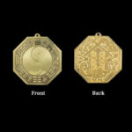 Buddha Stones Feng Shui Bagua Map Copper Balance Energy Map Bagua Map BS Tai Chi Mirror 30cm