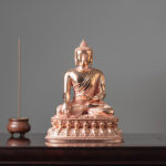 Buddha Stones Gautama Shakyamuni Buddha Figurine Serenity Copper Statue Home Decoration Decorations BS 1