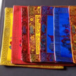 Buddha Stones Prayer Altar Mat Healing Meditation Vajra Auspicious Symbols Prayer Altar BS 2