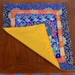 Buddha Stones Fengshui Kirin Prayer Altar Mat Healing Meditation Auspicious Symbol Mat Prayer Altar BS 17