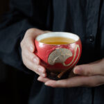Buddha Stones Lotus Pod Engraved Teacup Kung Fu Tea Cup Cup BS 5