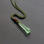 Buddha Stones Liuli Ancient Pagoda Wisdom Necklace Necklaces & Pendants BS 14