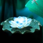 Buddha Stones Tibetan Lotus Blessing Incense Burner Decoration Decoration BS 3