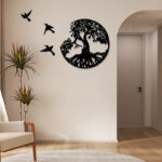 Buddha Stones Tree of Life Birds Creation Wall Art Wall Art BS 1