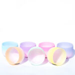 Buddha Stones Tibetan Crystal Sound Bowl Candy Color Handcrafted for Yoga and Mindfulness Meditation Singing Bowl Singing Bowl buddhastoneshop 2