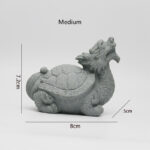 Buddha Stones Lion Fu Foo Dogs Elephant Ward Off Evil Blessing Home Decoration Decoration BS Medium Turtle