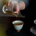 Buddha Stones Lotus Carved Ceramic Teacup Kung Fu Tea Cup Cup BS 3