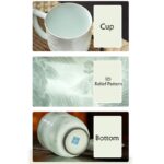 Buddha Stones Jingdezhen White Porcelain Handmade Great Wall Landscape Engraved Ceramic Teacup Office Mug Tea Cups Cup BS 13