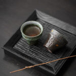 Buddha Stones Small Vintage Style Ceramic Teacup Kung Fu Tea Cup 50ml Cup BS 9
