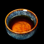 Buddha Stones Lotus Dragon Phoenix Koi Fish Chinese Jianzhan Ceramic Teacup Kung Fu Tea Cup 110ml Jian Zhan Tea Cup BS 2