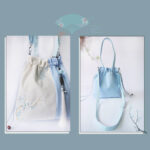 Buddha Stones Embroidered Grass Flowers Cherry Blossom Canvas Tote Crossbody Bag Shoulder Bag Handbag Crossbody Bag BS 15
