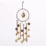 Buddha Stones Dream Catchers Love Elephant Boat Wall Hanging Chime Bell Handmade Home Decoration Decorations BS Boat