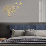 Buddha Stones Tree of Life Birds Sign Housewarming Gift Unity Wall Art Wall Art BS 6