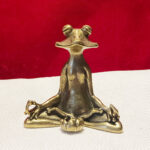 Buddha Stones Mini Small Frog Turtle Koi Fish Snail Crab Copper Wealth Home Decoration Decorations BS 10
