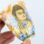 Buddha Stones Dunhuang Color Flying Apsaras Teacup Kung Fu Tea Cup Cup BS 9