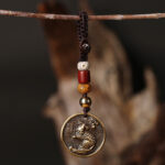 Chinese Zodiac Copper Luck Keychain Decoration Decoration BS Rat