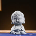 Buddha Stones Meditation Praying Buddha Compassion Serenity Home Decoration Decorations BS Meditation Buddha 6.7*4.5*9.5cm
