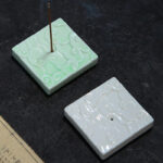 Buddha Stones Mini Auspicious Clouds Design Healing Stick Ceramic Small Incense Burner Decoration Incense Burner BS 8