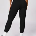 Buddha Stones Women Short Sleeve T-Shirt Top High Waist Leggings Pants For Sports Yoga 2-Piece Outfit BS 9