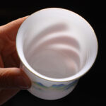 Buddha Stones Mountains Rivers Tree Ceramic Teacup Kung Fu Tea Cup 120ml Cup BS 5