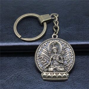 Buddha Compassion Serenity Peace Keychain (Extra 40% Off | USE CODE: FS40) Key Chain BS Bronze