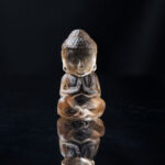 Buddha Stones Various Crystal Amethyst Pink Crystal White Crystal Citrine Buddha Carved Spiritual Healing Necklace Pendant Decoration (Extra 30% Off | USE CODE: FS30) Necklaces & Pendants BS Smoky Quartz Decoration 1.4*2.6cm