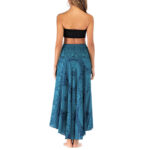 Buddha Stones Two Style Wear Boho Compass Rose Flower Skirt Dress - image 18