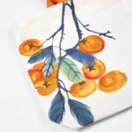 Buddha Stones Persimmon Canvas Handbag Handbags BS 2